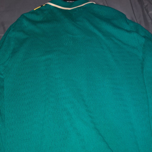 Green multicolor stripped cardigan - Picture 3 of 4
